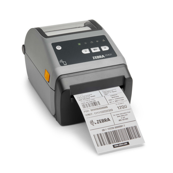 Linerless Zebra Drucker - ZD621d 203 dpi - max. Druckbreite 104 mm - mit Cutter